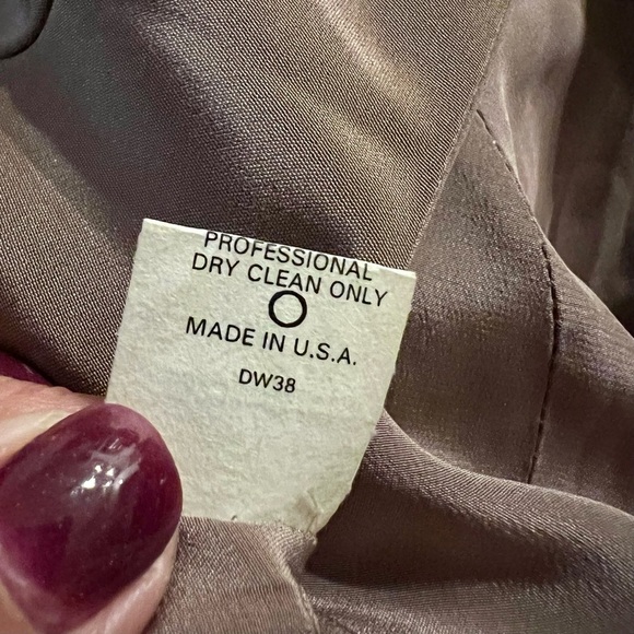 𝅺RICHARD TYLER COUTURE long sleeve dress with hip length side slit - Picture 12 of 16